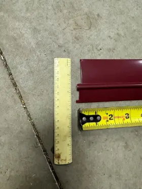 195578 Reznor Udap 75 Pre Owned Horizontal Louver And Spring 14 Inch X 2.5 Dark Red #3