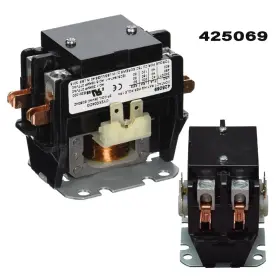 425069 Rheem 40 Amp Contactor 24v Coil Protech Hvac Quality Genuine Part New