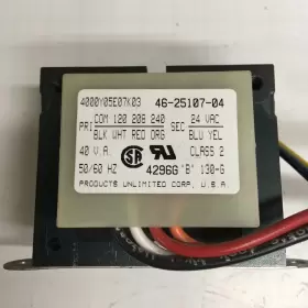 4000y05e07k03 Rheem 46-25107-04 Ruud Weather King Transformer 120/208/240 - 24v