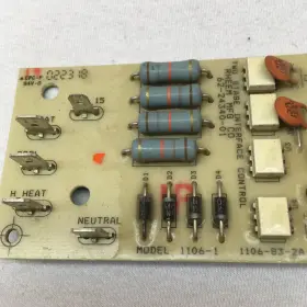 62-24340-01 Rheem Ruud Two Stage Interface Circuit Board 1106-1 1106-83-2a #2