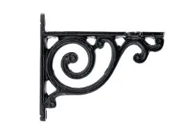Bp9441100900 Richelieu 773199630517 Hardware Rustic Decorative Shelf Support 3-9/16 In 90 Mm Matte B #2
