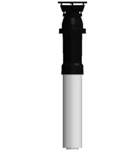 184118-s Rinnai Ubbink 18 Inch Above Roof Vertical Discharge Termination Vent System S1