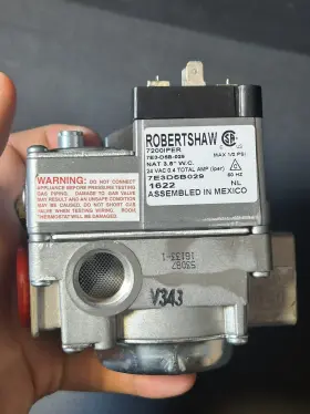 7e3-d5b-029 Robertshaw 7200iper Hvac Furnace Gas Valve