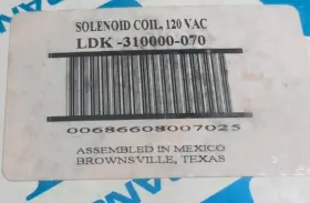 Ldk-310000-070 Robertshaw Ranco 120vac Coil For 4-way Reversing Valve