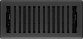 Rmg-4x10-frcobl Rocky Mountain Goods 4 Inch X 10 Contemporary Black Floor Register Vent - Heavy Duty Steel