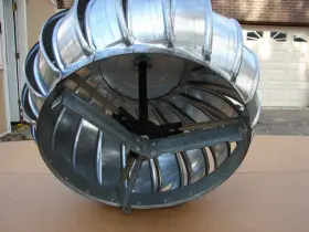 Rotary 313048143104 12 Inch Wind Turbine Replacement Head Attic Exhaust Vent Roof Ventilator #2