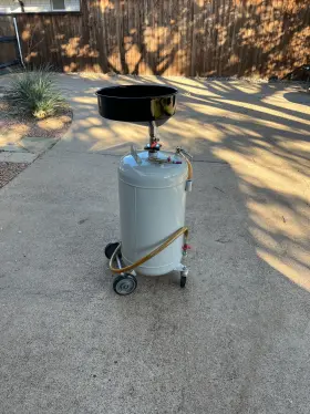 57142 Roughneck Air-operated Waste Oil Drainer 20 Gallons-used-local Pickup