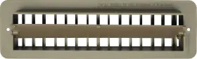 H861 Rv Designer 601320628617 Plastic Dampered Vent Register - 2.25 Inch X 10 Tan #3