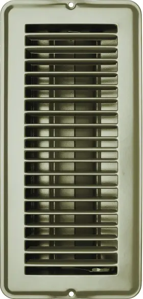 H874 Rv Designer 601320628747 Metal Floor Register With Damper 10 Inch X 4 Tan Interior Hardware #2