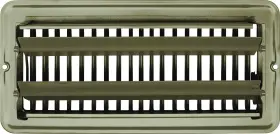 H874 Rv Designer 601320628747 Metal Floor Register With Damper 10 Inch X 4 Tan Interior Hardware #3