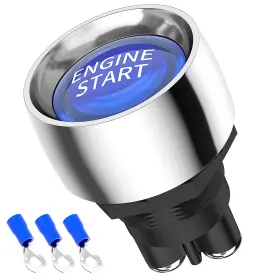 A2-23b-07-bl Rvboatpat Rv2-4l Push Button Starter Switch 12v 50a Momentary Engine Start Ignition 12