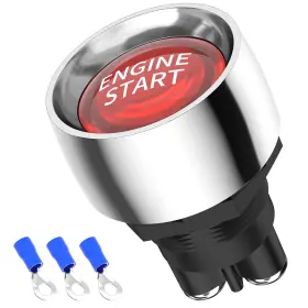 A2-23b-07-r Rvboatpat Rv2-4l 12vdc 50a Engine Start Ignition Switch 3 Pin Spst Push Button Starter