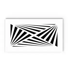 Saba Home Decor 690277715099 White Air Vent Cover Acrylic Plexiglass 8 Inch X 10 Duct Opening 12 Overall