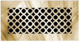 Saba Home Decor 690277715730 Air Vent Cover Grille - Acrylic Fiberglass 10 Inch X 6 Duct Opening 12 8 Ov
