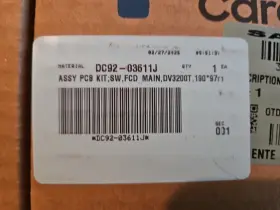 Dc92-03611j Samsung Assy Pcb Kit Sw Fcd Main Dv3200t 190 97m