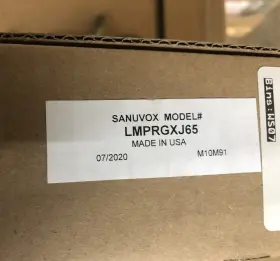 Lmprgxj65 Sanuvox Germicidal Oem Premium Replacement Uv Lamp