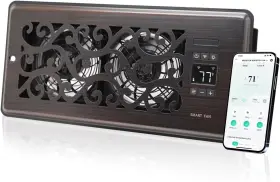 Sanycasa 313090220297 Register Booster Fan For 4 Inch X 10 Holes Quiet Vent With In