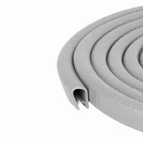 D028-30f Seal Rubber Gray Edge Trim Large Size U Height 21/32 Inch Grip Range 3/64 - 5/32 For