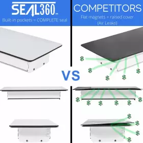 Seal360 860000894203 Magnetic Vent Covers 3-pack Pockets For Complete Seal 5.5 X 12 Whit #2