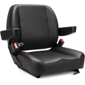 Yha011 Seatin Universal Forklift Seat Tractor With Micro Switch Armrest And Safety Bel