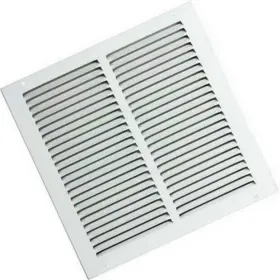 4mjn3 Select Air Return Grill Cover 8 Inch X Duct Size Vent White Steel Ac Heat Ceiling Wall #2
