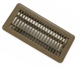 4mje7 Select Brown Floor Air Grille Registe Register 6 Inch X 12 Duct Size Steel Welded Construction #3