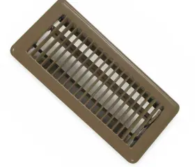 4jrr4 Select Floor Air Register Grille 2 - Brown Grilles 4 Inch X 10 Duct Size Steel Welded Construction #2
