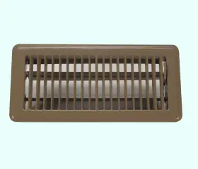 4jrr4 Select Floor Air Register Grille 2 - Brown Grilles 4 Inch X 10 Duct Size Steel Welded Construction #3