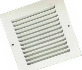 4mjn2 Select Square Vent Cover Grille 6 Inch X Duct Size White Air Return Sidewall Ceiling #2