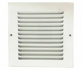 4mjn2 Select Square Vent Cover Grille 6 Inch X Duct Size White Air Return Sidewall Ceiling #3