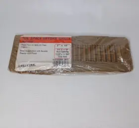 Selkirk 053713343483 Toe Space Return Grille 2 Inch X 10 Duct Opening