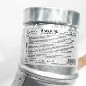 103230hd Selkirk Round Gas Vent Pipe Adjustable 90 Degree Elbow Double Wall 3 Inch #3