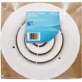 1500w6r Selkirk 6 Inch Round Ceiling Diffuser 053713053467 Steel #3