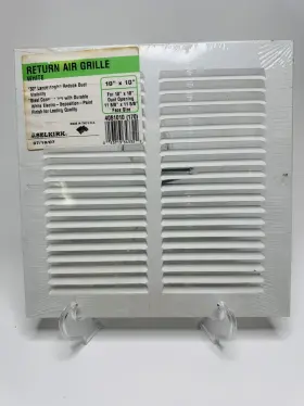 4051010 Selkirk New 10 Inch X10 White Duct Grille -selkirk Return Air /steel With Finish