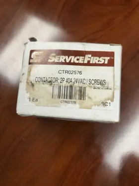 Ctr02576 Service First Ctr2576 - 2 Pole 40 Amp 24 Contactor Relay Fits Trane American Standard