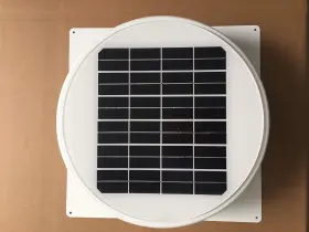 Shanghai Fusuo Energy & Tech Co. Ltd 714929119865 10w Solar Attic Exhaust Fan Ventilation Shed Roof Mounted Vent 530cfm #3