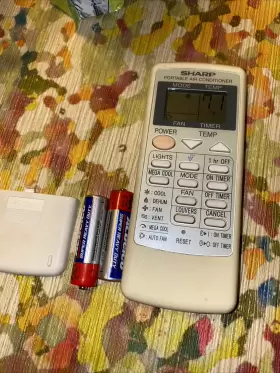 Crmc-a705jbez Sharp Crmc-a663jbez Original Working Remote For Portable Air Conditioner