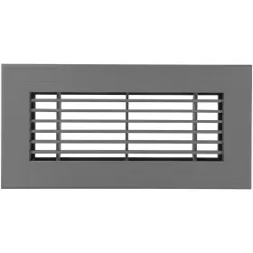 Shoemaker Manufacturing 884881888458 Storm Gray 4x10 Premium Modern Aluminum Floor Grille