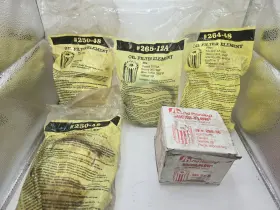 265-12a Sid Harvey 250-48 Lot New Oil Filter Elements 264-48 250-36 Hvac Nos