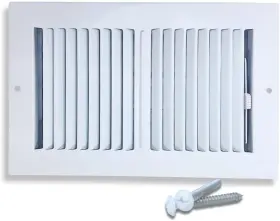 Twc614-wht Sierra Grates 14 X 6 Inch Duct Opening White Two-way Glacier