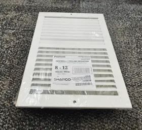 Twc812-wht Sierra Grates Qty 2 2-way Steel Air Vent Cover 8 Inch X 12 - White
