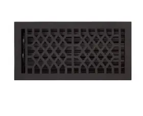 488984 Signature Hardware Cast Iron Floor Register - 6 Inch X 10 11-3/4 7-3/8