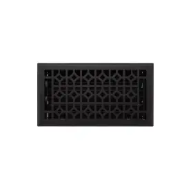 Fr1275.612.blk.w Signature Hardware Appert Steel Wall Register - Black 6 Inch X 12 7-1/4 13-3/8 Overall