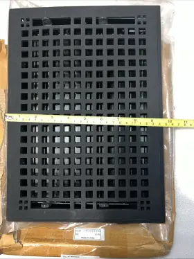 Hv-1015-812-ci Signature Hardware Mission Cast Iron Floor Register-black 8 Inch X 12 9-5/8 13-1/2 Overall