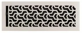 Sh551290bn Signature Hardware Jastrow Brass Floor Register 4x14 Brushed Nickel