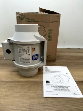 Td-100 Soler And Palau 812482010268 4 Inch Inline Duct Fan