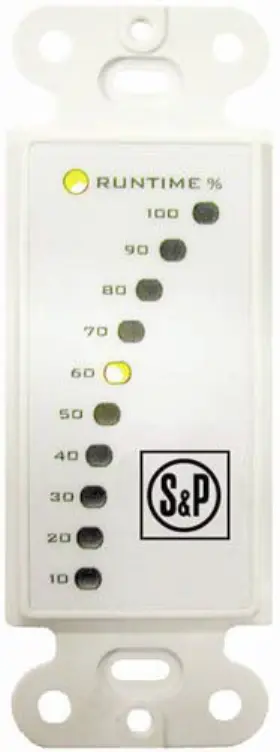Soler And Palau 812482012170 Sptl Off White Percentage Timer Control For The Tr Series