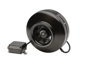 Pv-125x Soler And Palau Black/steel 5 Inch /125mm Inline Centrifugal Duct Fan