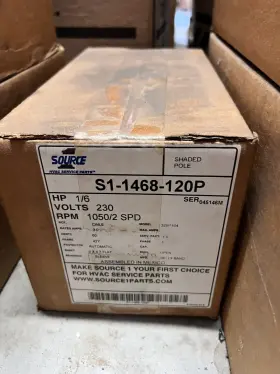 S1-1468-120p Source 1 New York Coleman Blower Motor
