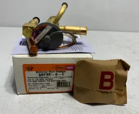 Sporlan 687472242185 Sbfse-b-c Thermostatic Expansion Valve 1.25 Tons 3/8 Odf X 1/2